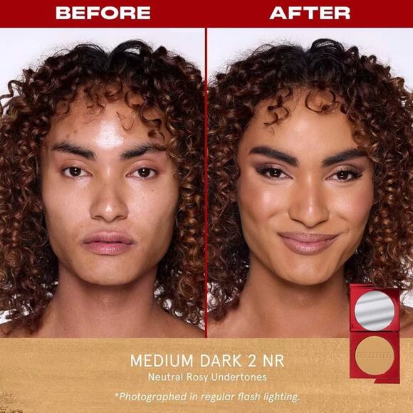 One/Size Turn Up The Base Versatile Foundation Powder Medium Dark 2 - Picture 2 of 9